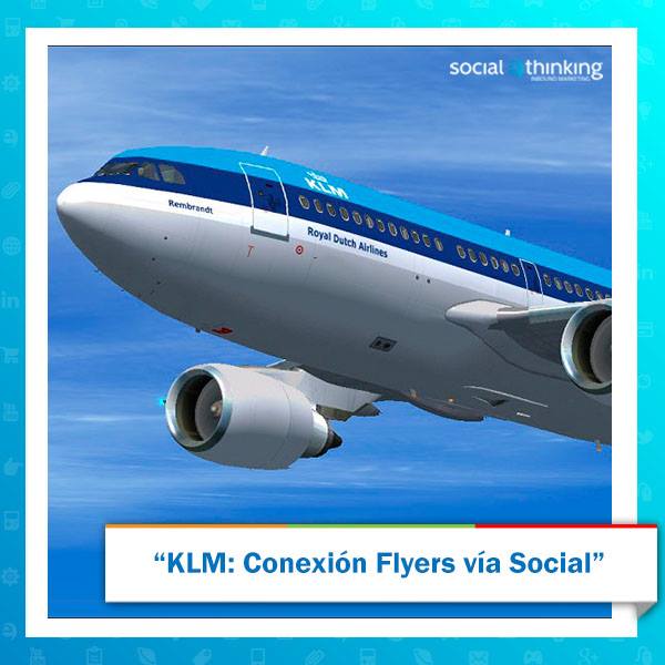 KLM:Conexión Flyers vía Social
